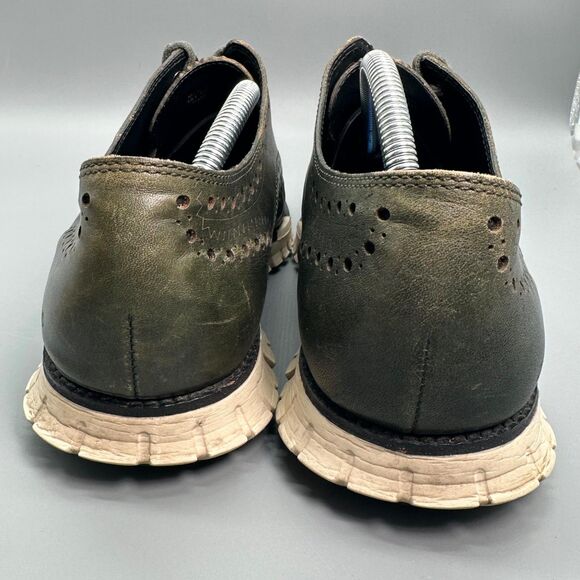 Cole Haan Zerogrand Mens 11 Wingtip Oxfords Shoes Olive Green C20060 Sneakers main image 8